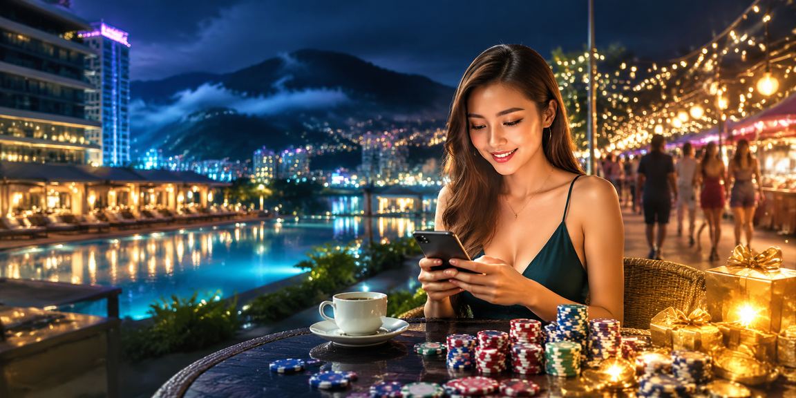 Pemandangan kawasan hiburan Genting Highlands dengan tawaran rebat dan bonus istimewa